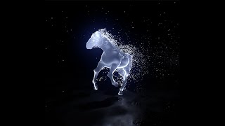 2D | WHITE HORSE RUNNING LOGO REVEAL | PARTICLE LOGO REVEAL | AFTER EFFECTS TEMPLATES | LOGO INTRO