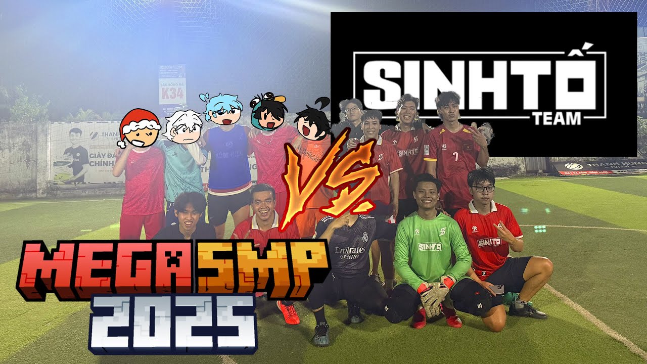 MegaSMP VS Sinh Tố Team🔥!! Trận banh nảy lửa và cái kết ??