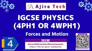 Edexcel IGCSE Physics (4PH1 / 4WPH1) Forces and Motion (Part 4)