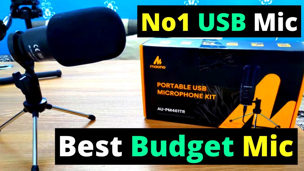 Maono Budget USB Condenser Mic Review No1 USB Mic For YouTube Best Budget USB Condenser Mic