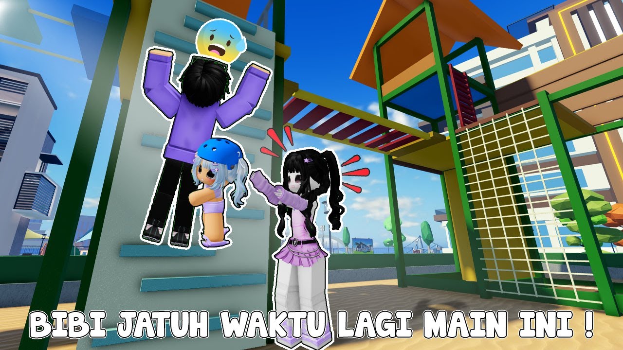 BIBI JATUH JAUH BANGET DI TAMAN BERMAIN INI | LIVETOPIA🏡RP