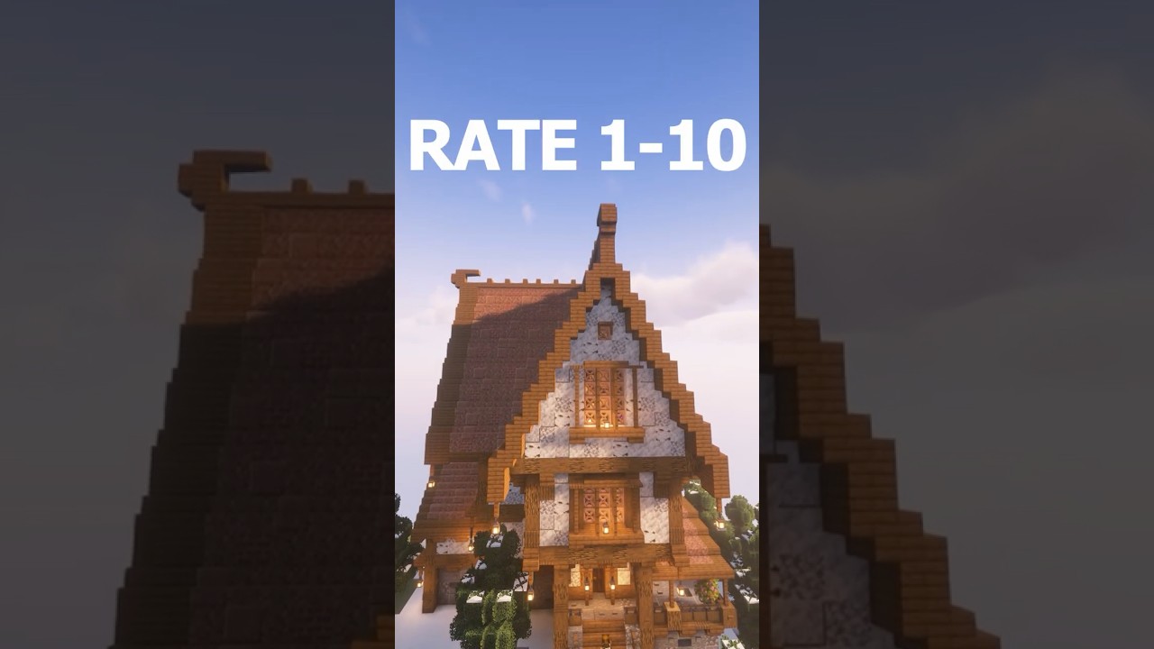 Minecraft Medieval House #minecraft #building #tutorial #medieval #house #shorts