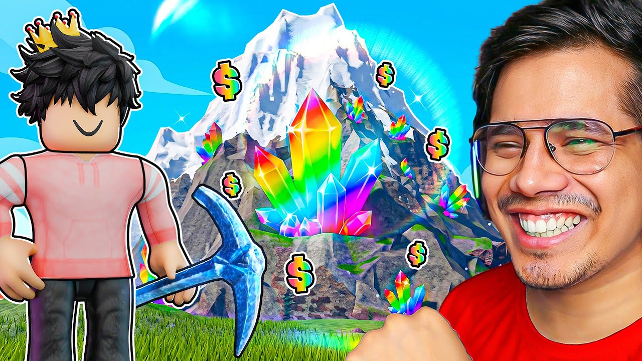MINE A MOUNTAIN ROBLOX 😱