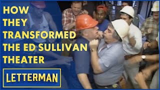Dave Takes A Look Back At The Ed Sullivan Theater Transformation | Letterman