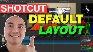 Shotcut Go Back To Default Layout Workspace! (Shotcut Layouts) | Shotcut Tutorial