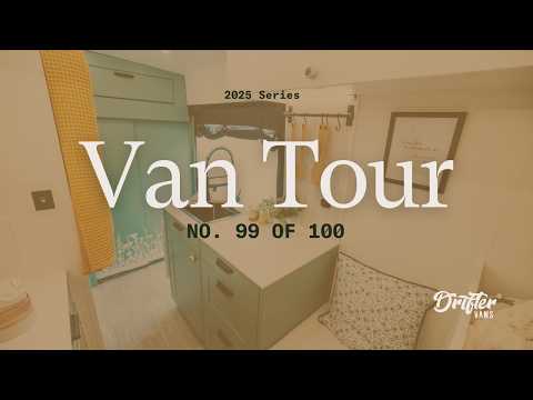 Ford Transit Van Conversion | Build 99, Lehigh Green Cabinets & Black Rain Shower | Drifter