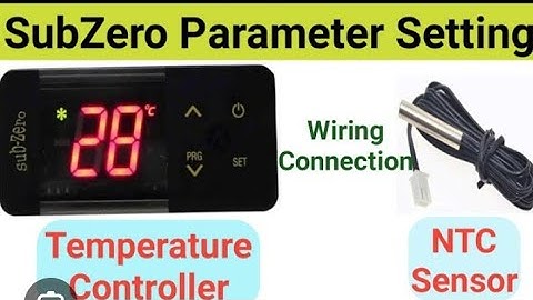 sub-zero (SZ-7510 T/ SZ-7569 T) Touch Sensitive Temperature Controller