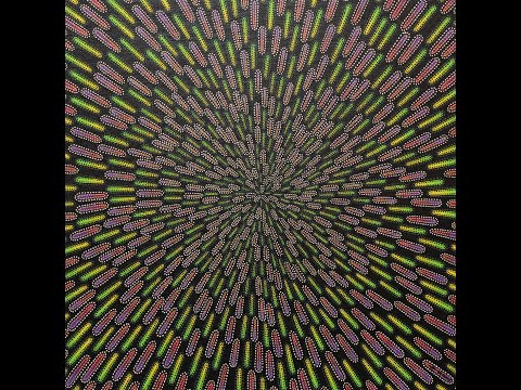 Greenish and Purplish Particle