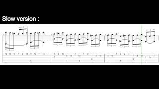 DORAEMON Theme Song - Guitar Tab.   Slow Version