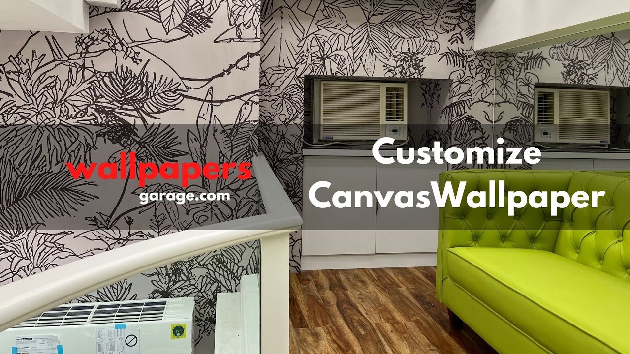 Customize Wallpaper on CANVAS developed & installed by wallpapersgarage