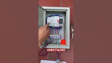 Bộ tủ ATS đảo nguồn 2 công tơ điện tự chuyển luân phiên 15 ngày 1 lần