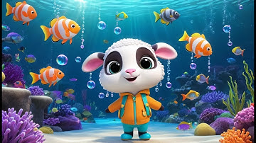 Baa Baa Black Sheepfish – Delivering Rainbow Shells | Ocean Adventure Song for Kids | Magical