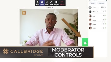 Callbridge: Moderator Controls