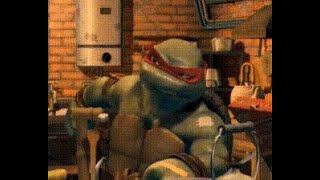 tmnt 2007 raphael shrug (meme)