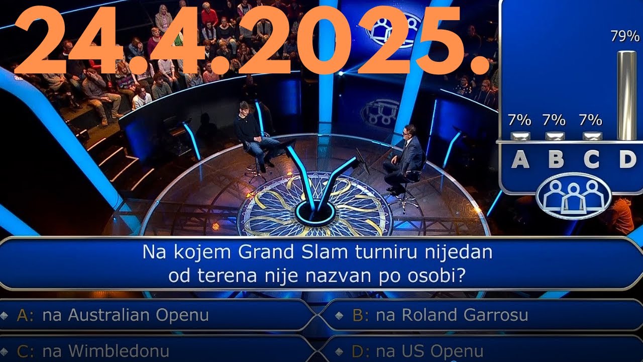 Tko želi biti milijunaš - 24.4.2025.