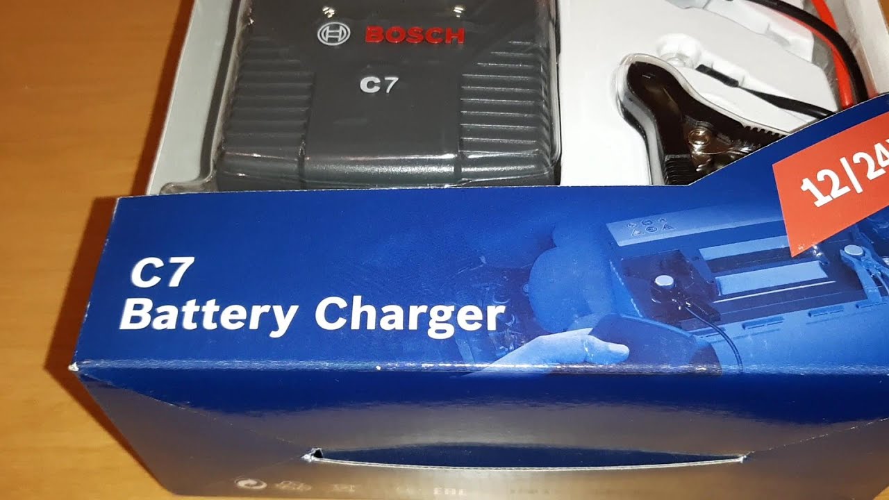 bosch c3 6v/12v Car,bike,scooter battery charger unboxing & review