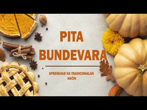 Video: Kako Napraviti Pitu Od Bundeve