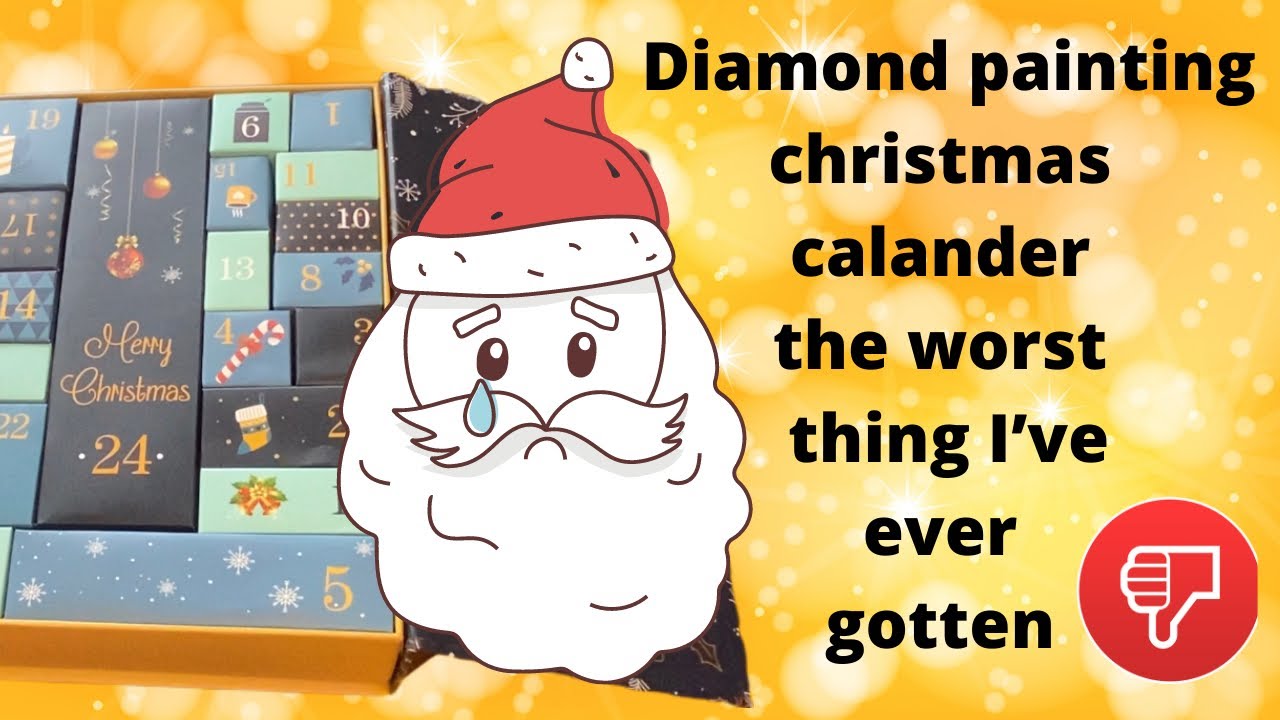 Diamond painting advent Calendar. 2021Terrible and waste of money from HAHI STORE on AliExpress.