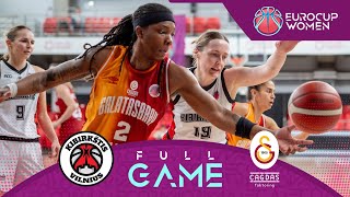 Kibirkstis v Galatasaray Cagdas Factoring | Full Basketball Game | EuroCup Women 2023