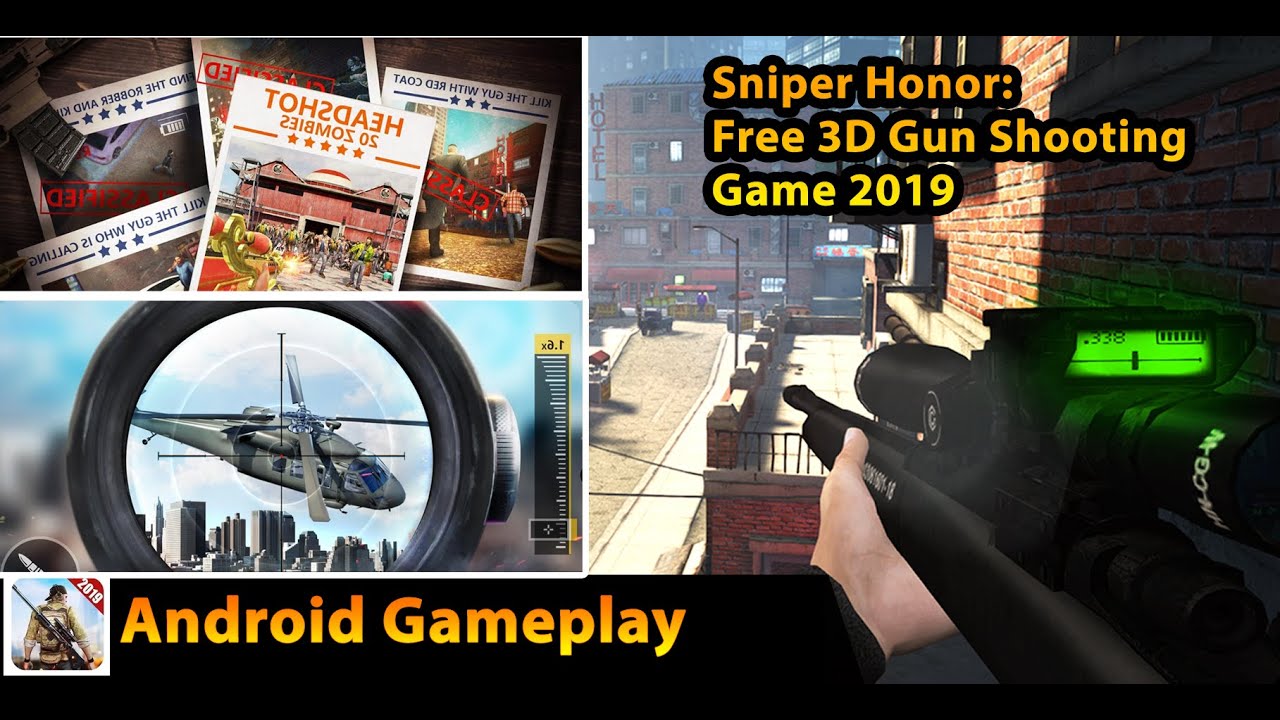 Sniper Honor Free 3D Gun Shooting Game 2019 Android Gameplay YouTube