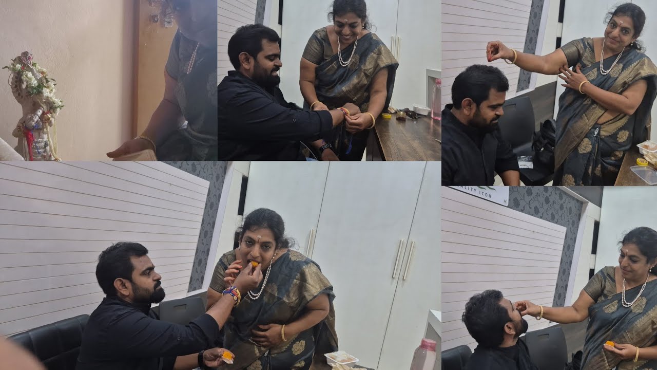 నలుగురు అనుకున్న ఒక్కరే అయ్యారు రాఖీ కట్టడానికి