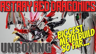 [Unboxing] Metalbuild  Gundam Astray Red Dragoincs. Biggest Metalbuild so Far...