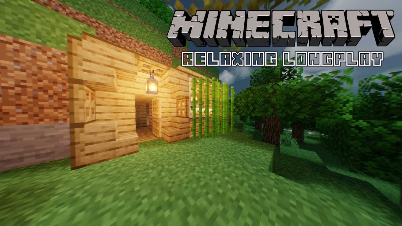 Minecraft Relaxing Longplay - Building a Cozy Interesting Cave House(No ...