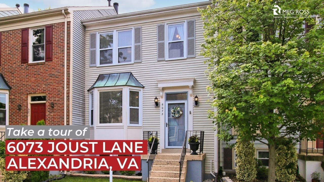 6073 Joust Lane, Alexandria, VA 22315 I 4BR Kingstowne Townhome For