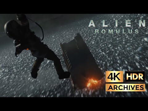 Alien: Romulus |4K-HDR| Final Fight 4/4 - Rain Vs Xenomorph Hybrid (2024)