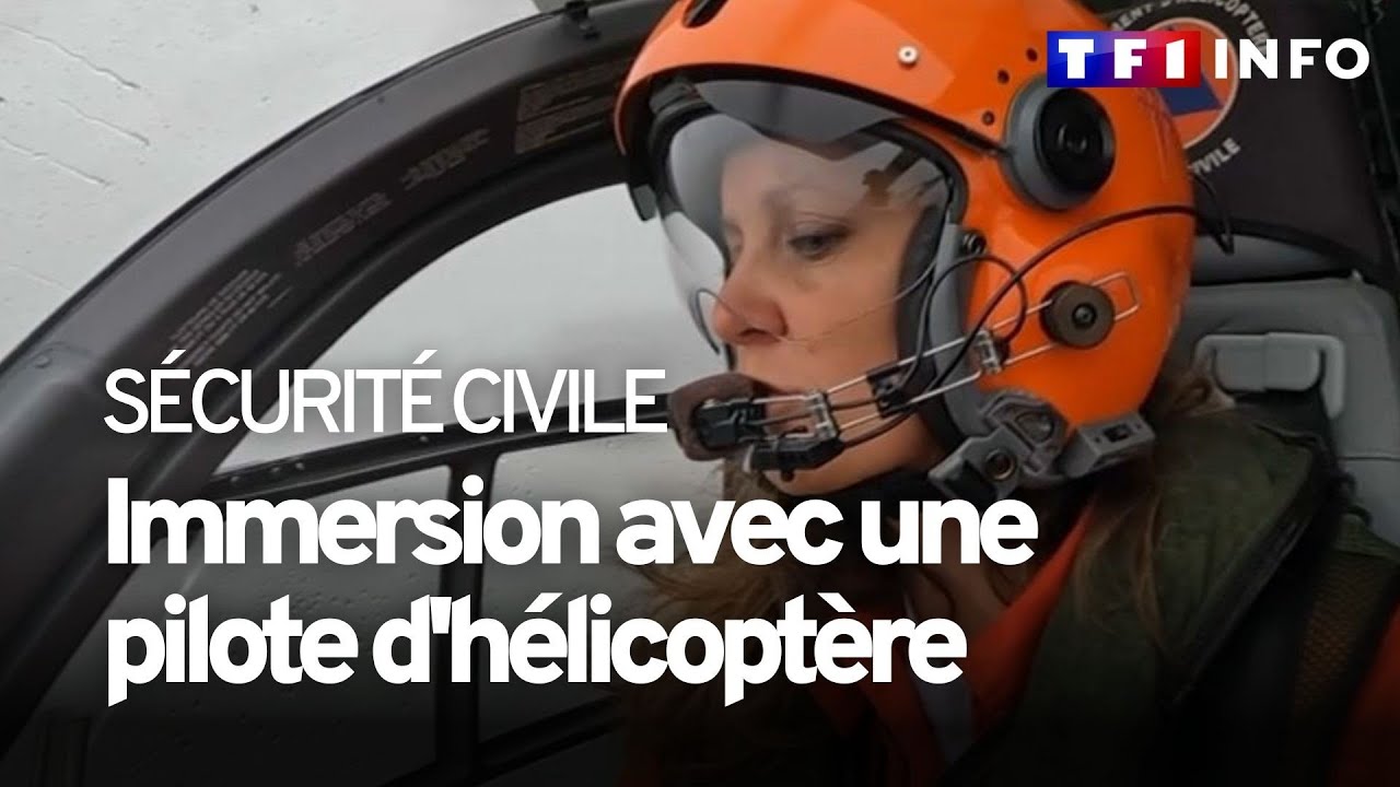 En immersion avec Magali, pilote d'hélicoptère de la Sécurité civile