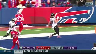 Lamar Jackson connects with Hayden Hurst on 61 yard touchdown Ravens Vs Bills