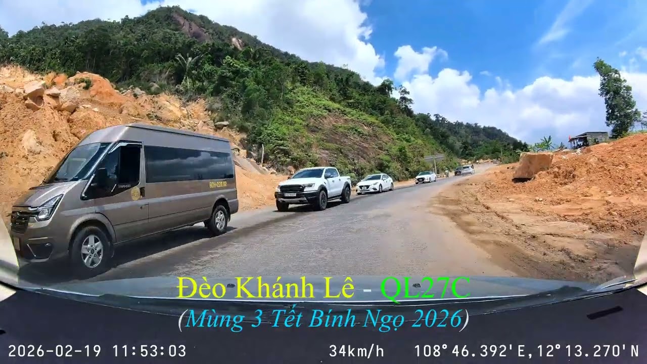 Đèo Khánh Lê, QL27C - Mùng 3 Tết Bính Ngọ 2026! (35km)