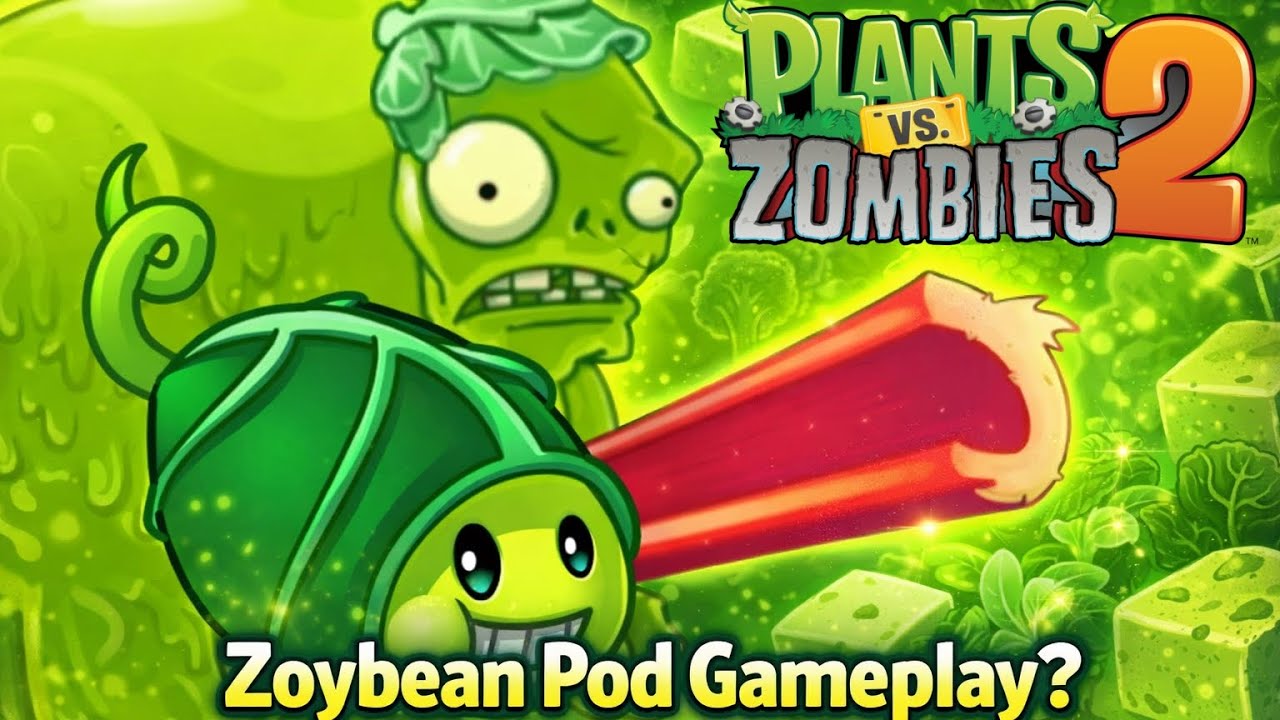 Zoybean Pod Gameplay?! (Plants Vs Zombies 2 It's About Time) #premiumplant 