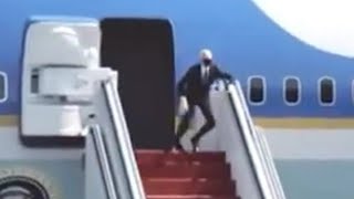 Joe Biden Trips Three Times While Boarding Air Force One