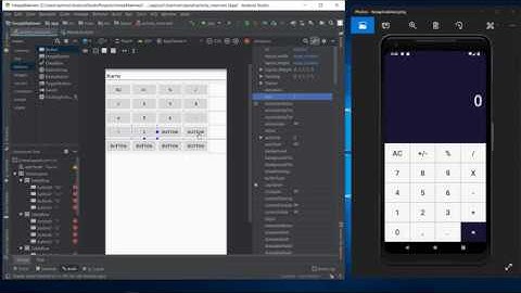 8.1 Hesap Makinesi Uygulaması - Arayüz tasarımı, Material Design (LinearLayout,TableLayout,TableRow)