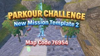 Bgmi Parkour wow Map Code 76954 | Parkour Challenge New Mission Template 2 |#bgmi #pubg #bgmiwow 