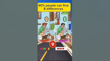 can you find out 8 differences ..click on ▶️ button for more 😂😂 #differences #viral  #shorts