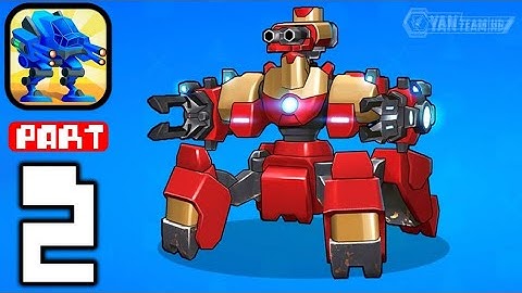 Mech War: Robot Army - Gameplay Walkthrough Part 2 Tutorial War Robot (Android,iOS)
