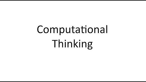 Computational Thinking