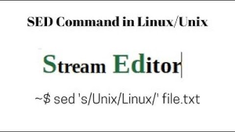 Linux Commands-Part6|SED Command #linux #linuxcommands #unix #devops