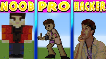 Minecraft Pixel Battle NOOB vs PRO vs HACKER FNF Matthew Robert Patrick