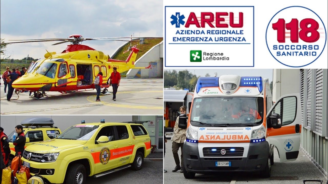 Open Day alla Base dell'Elisoccorso e alla SOREU dei Laghi - 118 Como