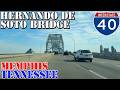 Hernando de Soto Bridge - Memphis - Tennessee - 4K Infrastructure - 2026