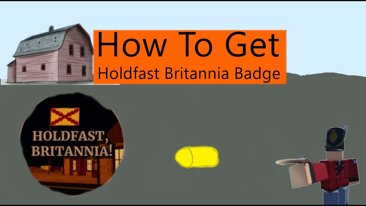How to get HOLDFAST BRITANNIA Badge | Roblox | Napoleonic Tower Defense Guide