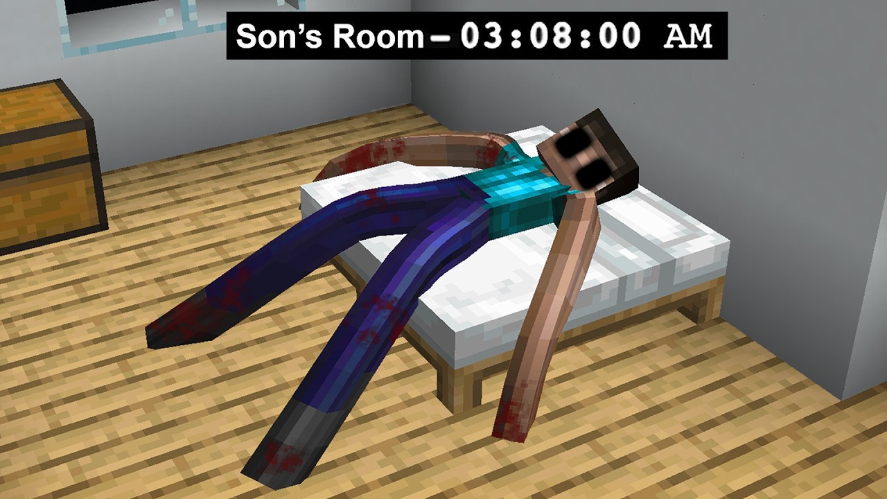 Her Son Can't Stop Growing at Night in Minecraft...