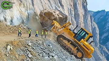 Verbluffende vaardigheden van bulldozerbestuurders, zo gek dat je zou denken dat ze nep zijn! #65