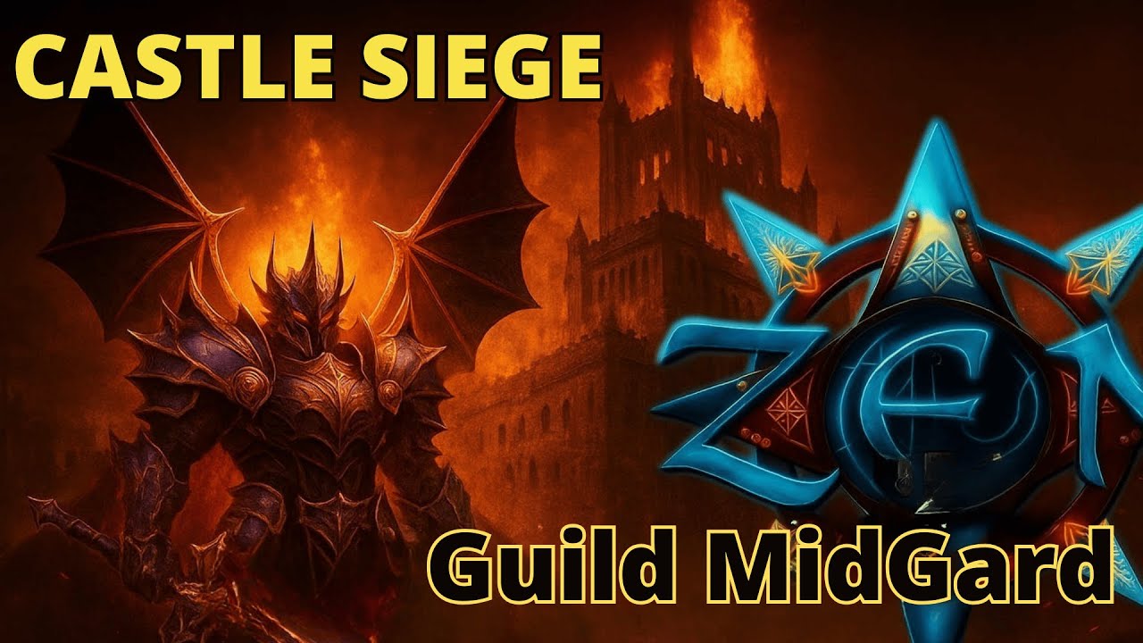 ZenMu💥DOMÍNIO TOTAL! MidGard enfrenta tudo no CASTLE SIEGE 💥