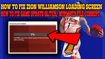 ZION WILLIAMSON LOADING SCREEN FIX! HOW TO FIX GAME UPDATE GLITCH! NBA 2k21 NEXT GEN