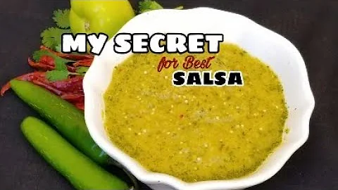 MY SECRET For BEST SALSA VERDE | TOMATILLO Salsa T...
