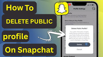 How to Delete Public Profile On Snapchat | 2025